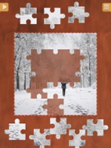 Snow Landscape Puzzle Game - Winter Jigsaw Puzzles Image