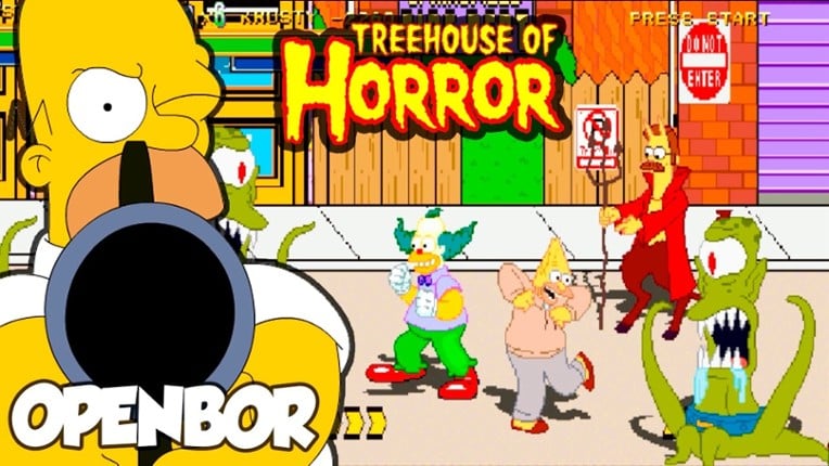 The Simpsons - Treehouse of Horror Game Cover