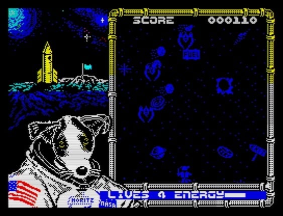 MORITZ TO THE MOON 48K Game Cover