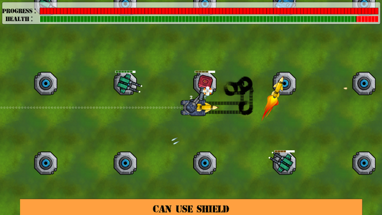 One Button Controlled - Road Defence - AccessibleGame Game Cover