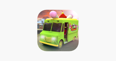 Summer Ice Cream Delivery Van Image