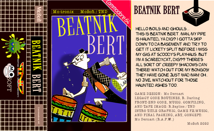 Beatnik Bert (C64) Commodore 64 Game Cover