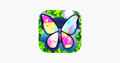 Butterfly Flutter - Coloring Pictures with Caterpillar Meadow and Dragonfly Weed Sanctuary Image