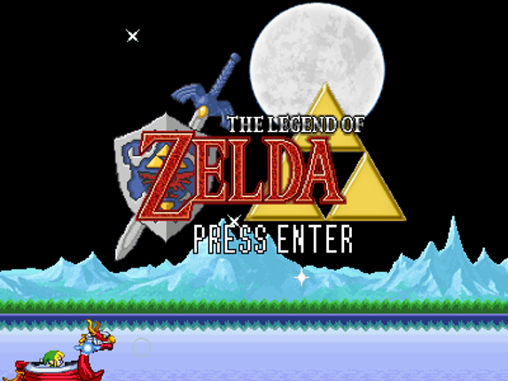 The Legend Of Zelda - Press Enter Game Cover