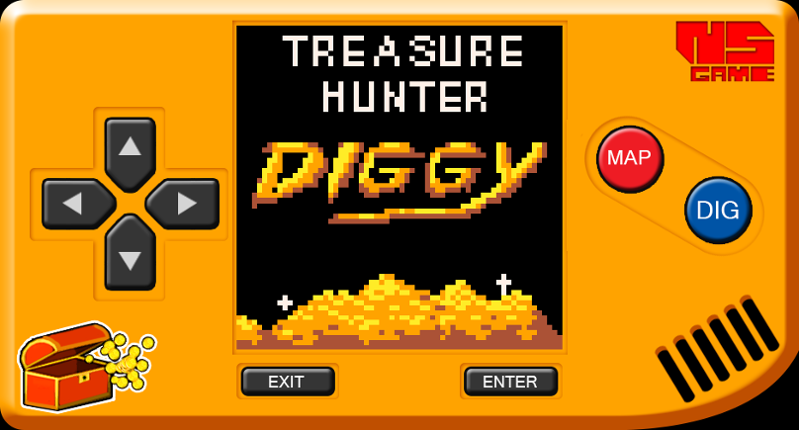 Treasure hunter DIGGY Game Cover