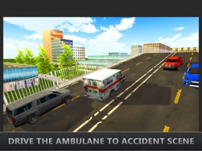 Real Ambulance Rescue Driving - Car Driver Game Image