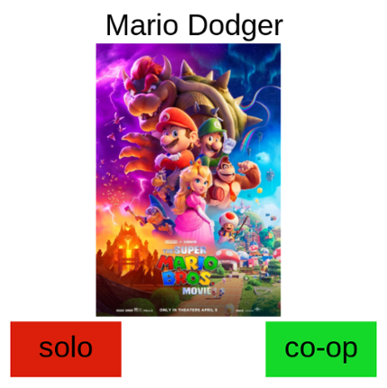 Mario Dodger Game Cover