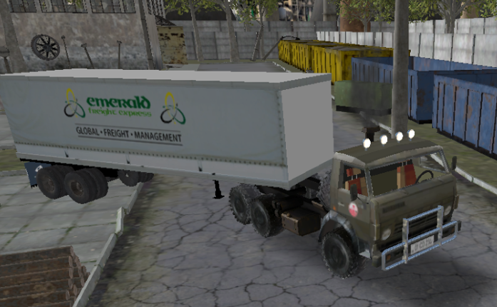 Russian Kamaz Truck Driver Game Cover