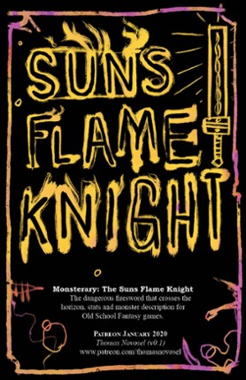 Monsterary: The Suns Flame Knight Game Cover