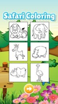 Wonder Animal safari coloring book games for kids Image