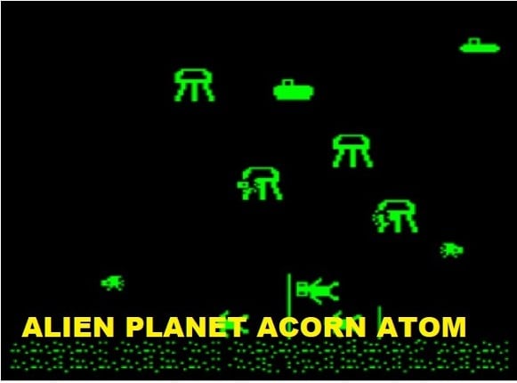 Alien planet (Acorn atom) Game Cover