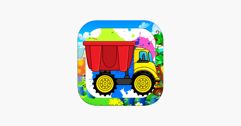 Drawing Car and Trucks Coloring Book for Kids Game Game Cover