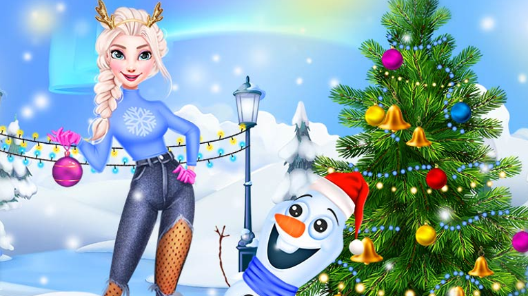 Frozen Christmas: Extreme House Makeover Game Cover