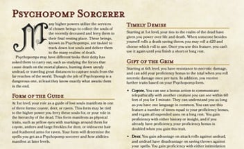 psychopomp sorcerer (d&d 5e) Image