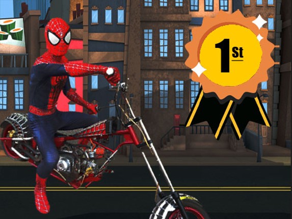 Spider Man Motorbike Game Cover
