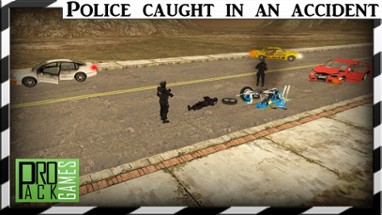 Dangerous robbers &amp; Police chase simulator - Dodge through highway traffic and arrest dangerous robbers Image