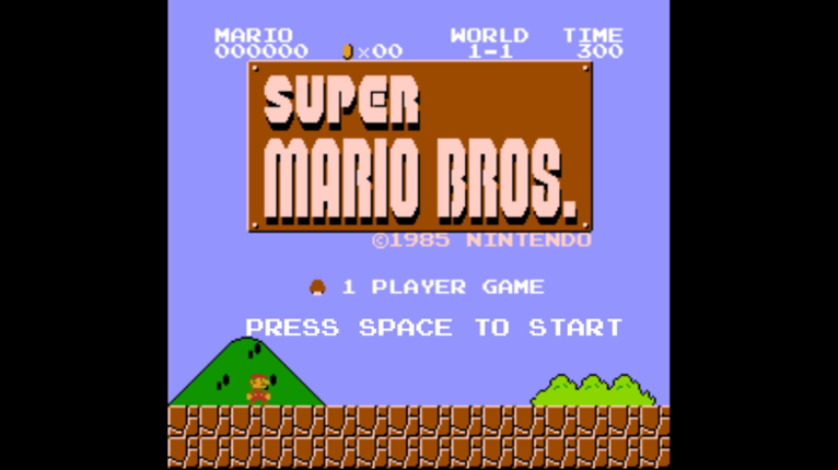 Super Mario Level 1-1 Game Cover