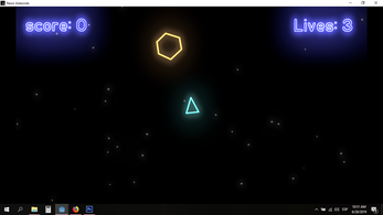 Neon Asteroids Image