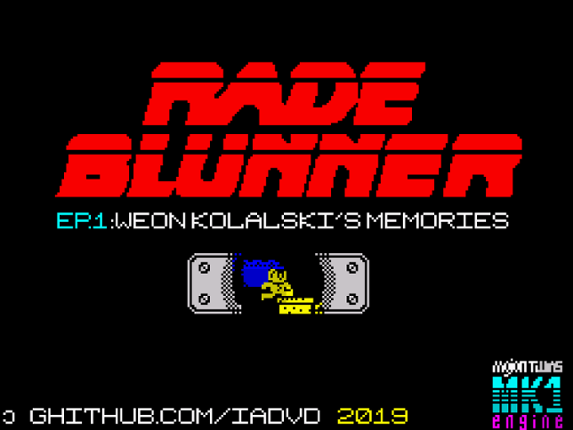 Rade Blunner, Episode 1: Weon Kolalski's Memories Game Cover