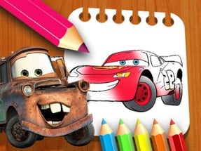Cars Coloring Book Image