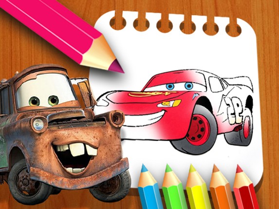 Cars Coloring Book Game Cover