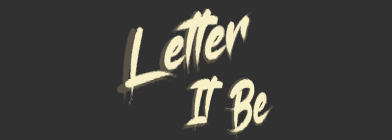 Letter It Be Game Cover