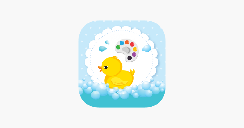 Cute Duck Coloring Drawing Book For Kids Game Cover