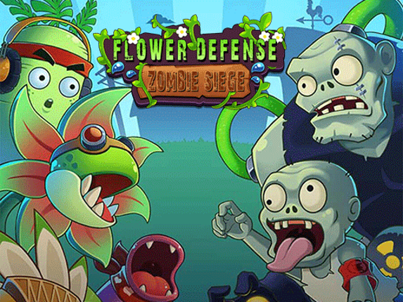 Flower Defense - Zombie Siege Game Cover