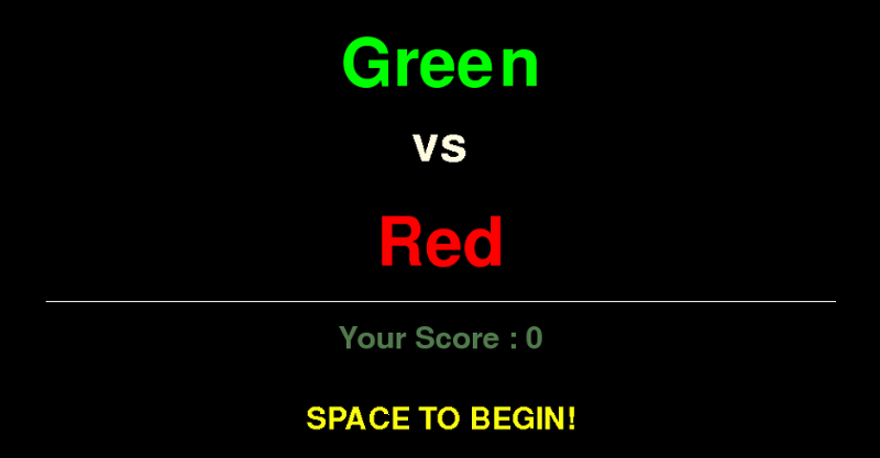 Green vs Red Game Cover