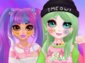 Princess E-Girl vs Soft Girl - Makeover Game Image