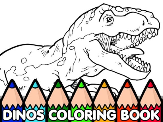Dinos Coloring Book Game Cover