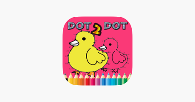 Dot to Dot Coloring Book Brain Learning  - Free Games For Kids Image
