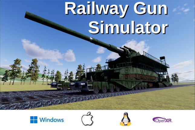 Railway Gun Simulator Game Cover