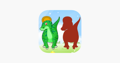Dinosaur Drag Drop and Match Shadow Dino for kids Image