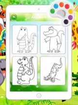 Funny Animal Coloring Paint Game For Kids Image
