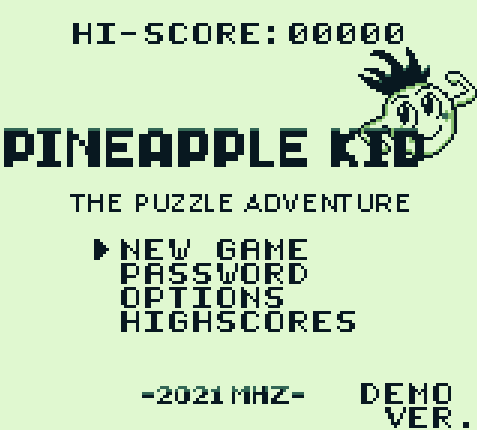 Pineapple Kid - The Puzzle Adventure (DEMO) Game Cover