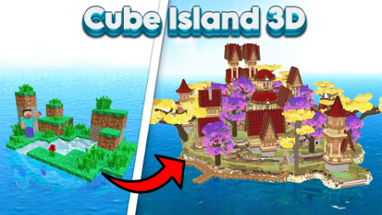 Cube Island 3D Image