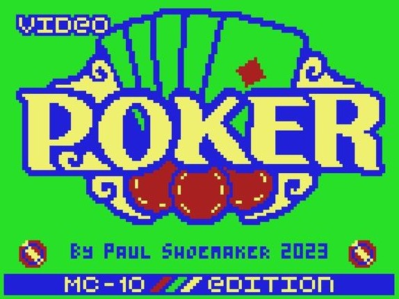 Video Poker: MC-10 Edition Game Cover