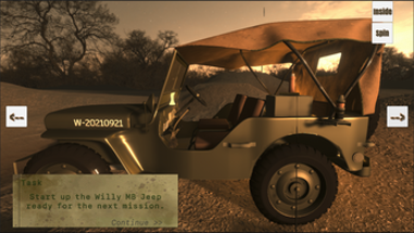 Willys MB Jeep - Interactive Game Image