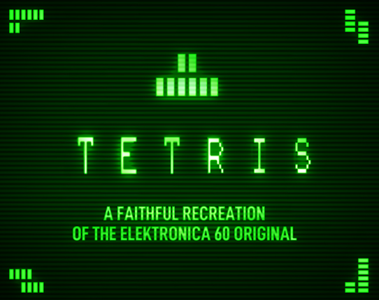 TETRIS (Electronika 60) Game Cover