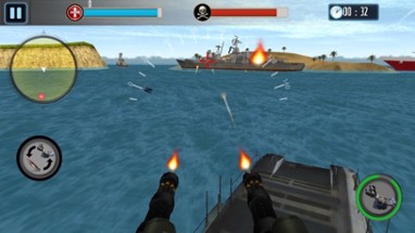 Navy Gunner Shoot War 3D Image