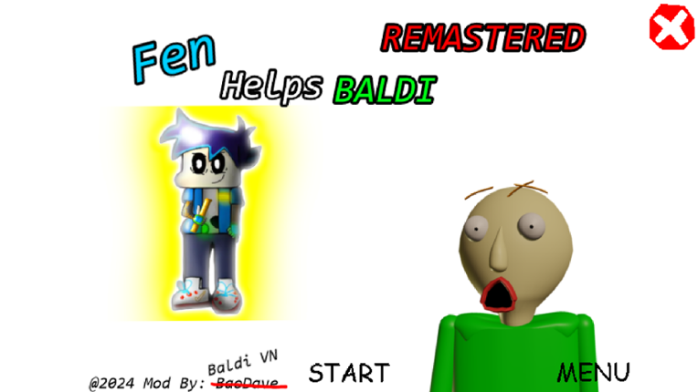 Fen Helps Baldi REMASTED Game Cover