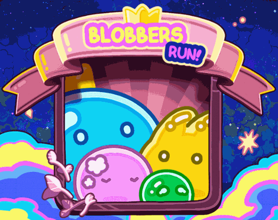 Blobbers Run! Game Cover