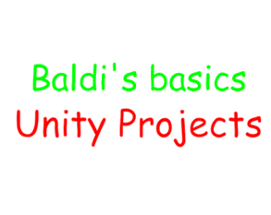 Baldi's Basics Unity Projects Image