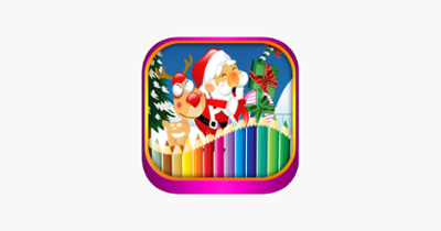 Christmas Drawing and Coloring book for kids Image