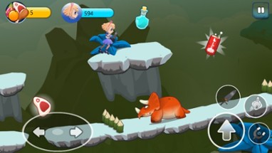 Dino World Adventure Dodge &amp; Fight Game for Kids Image