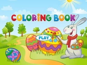 Easter Bunny Coloring Book - Painting Game for Kid Image