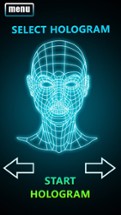 Hologram Human Head 3D Prank Image
