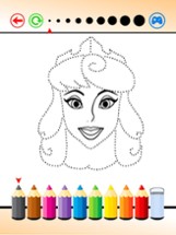 How to Draw Little Princess on Sketch Line Image