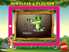 ABC Animals Writing Practice Letter Tracing Games Image